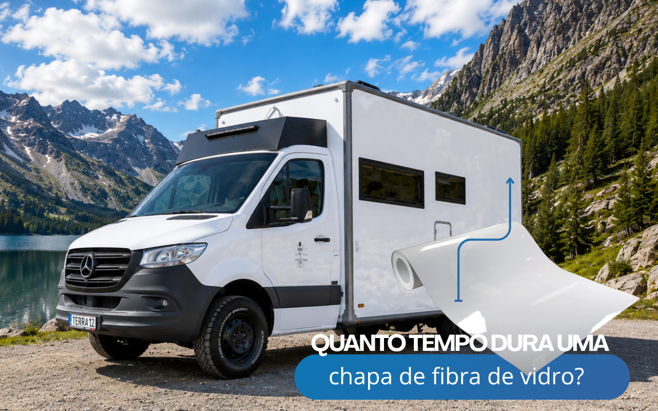 Quanto tempo dura uma chapa de fibra de vidro?